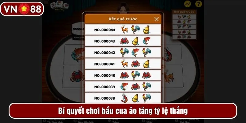 Bí quyết chơi bầu cua ảo tăng tỷ lệ thắng